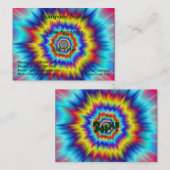 De Visite Boom ! Carte (Devant / Derrière)