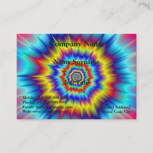 De Visite Boom ! Carte (Devant)