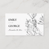 DE VISITE BOUTEILLE MODERNE LIGNE VERTE DESSIN CARTE PLACE F (Dos)