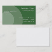 De Visite Bus. Carte - Cercles graphiques (Devant / Derrière)