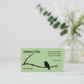 De Visite Bus. Carte - Colibri en Branche (Debout devant)