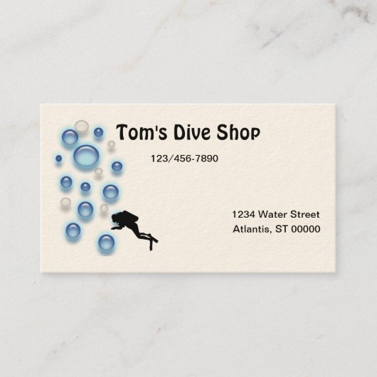 De Visite Bus. Carte - Diver (Devant)