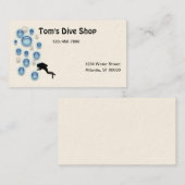 De Visite Bus. Carte - Diver (Devant / Derrière)