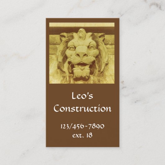 De Visite Bus. Carte - Élément architectural (Devant)