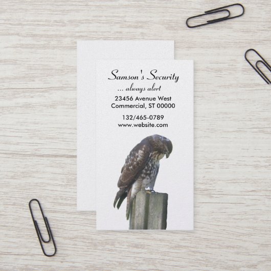 De Visite Bus. Carte - Falcon (Devant/Arrière en situation)