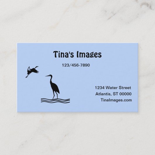 De Visite Bus. Carte - Images d'oiseaux (Devant)