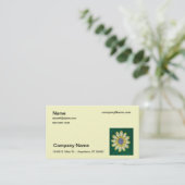 De Visite Bus. Carte - motif Crochet - Daisy (Debout devant)