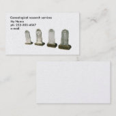 De Visite Bus. Carte - Pierres à tête (Devant / Derrière)