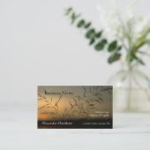 De Visite Bus. Carte - Silhouette Grass (Debout devant)