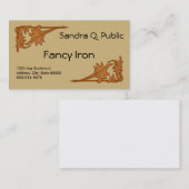 De Visite Bus. Carte - Supports feutrés (Devant / Derrière)