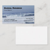 De Visite Bus. Carte - Vagues océaniques (Devant / Derrière)