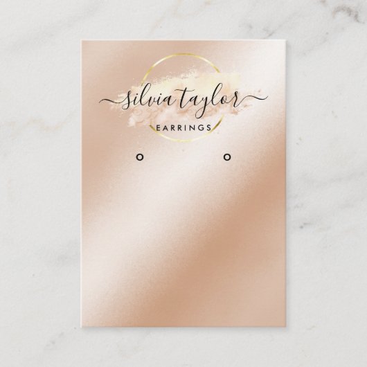 De Visite Calligraphie art Écouter carte d'affichage (Devant)