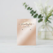 De Visite Calligraphie art Écouter carte d'affichage (Debout devant)