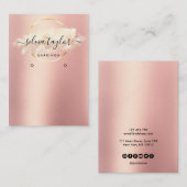 De Visite Calligraphie art Écouter carte d'affichage (Devant / Derrière)