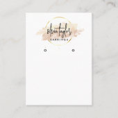 De Visite Calligraphie art Écouter carte d'affichage (Devant)