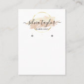 De Visite Calligraphie art Écouter carte d'affichage (Devant)