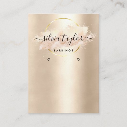 De Visite Calligraphie art Écouter carte d'affichage (Devant)