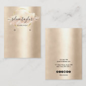 De Visite Calligraphie art Écouter carte d'affichage (Devant / Derrière)