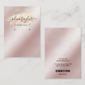 De Visite Calligraphie art Écouter carte d'affichage (Devant / Derrière)