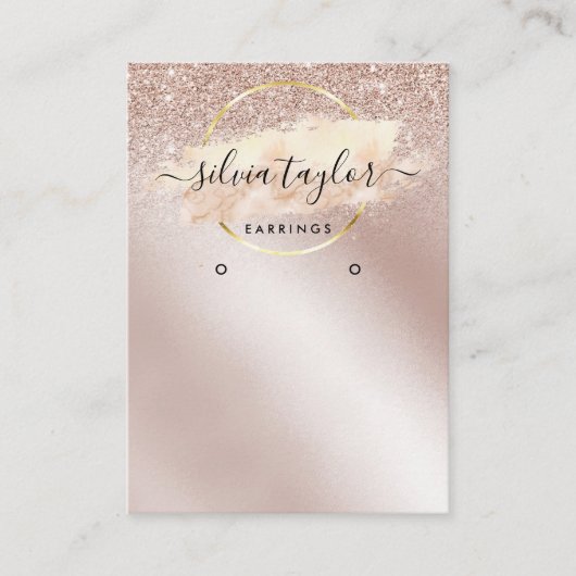 De Visite Calligraphie art Écouter carte d'affichage (Devant)