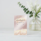 De Visite Calligraphie art Écouter carte d'affichage ajouter (Debout devant)