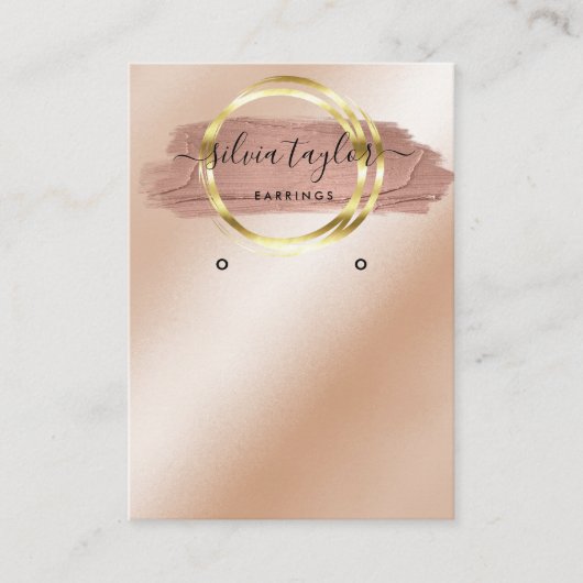 De Visite Calligraphie art moderne Écouter carte d'affichage (Devant)