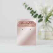 De Visite Calligraphie art moderne Écouter carte d'affichage (Debout devant)