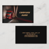 De Visite Camion Rouge Dans La Carte Motion (Devant / Derrière)