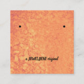 De Visite Carré Carte d'affichage des boucles d'oreilles d'agrégat (Devant)