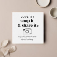 Carte Instagram Snap et Share