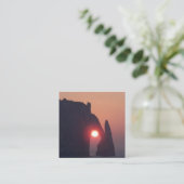 De Visite Carré Carte simple (Debout devant)