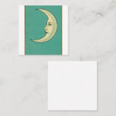 De Visite Carré Carte Tarot La Luna (Devant / Derrière)