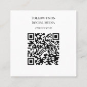 De Visite Carré Merci d'affaires insérer carte moderne (Dos)