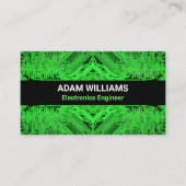 De Visite Carte à circuit imprimé (PCB) Vert moderne (Devant)