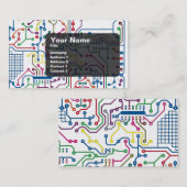 De Visite Carte à circuits (Devant / Derrière)