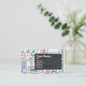 De Visite Carte à circuits (Debout devant)