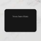 De Visite Carte à cycle (Dos)