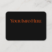 De Visite Carte à cycle (Dos)