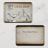 De Visite Carte à cycle (Devant / Derrière)