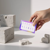 De Visite Carte à puce à dégradé violet pour les techniciens