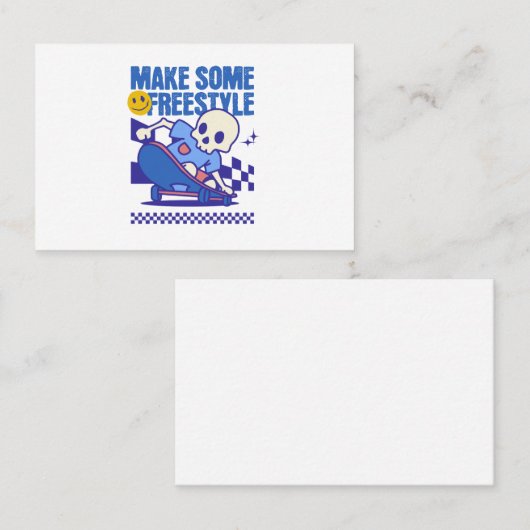 De Visite Carte à roulettes (Devant / Derrière)