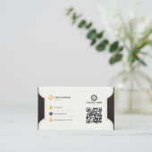 De Visite Carte Abstarty Luxe Affaires (Debout devant)