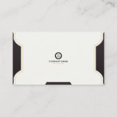 De Visite Carte Abstarty Luxe Affaires (Dos)