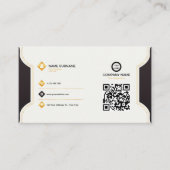 De Visite Carte Abstarty Luxe Affaires (Devant)