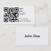 De Visite Carte (adresse, téléphone, email, Web) (Devant / Derrière)