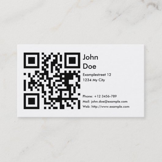 De Visite Carte (adresse, téléphone, email, Web) (Devant)