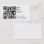 De Visite Carte (adresse, téléphone, email, Web) (Devant / Derrière)