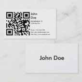 De Visite Carte (adresse, téléphone, email, Web) (Devant / Derrière)