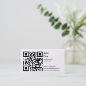 De Visite Carte (adresse, téléphone, email, Web) (Debout devant)