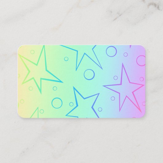 De Visite Carte Affirmations (Dos)